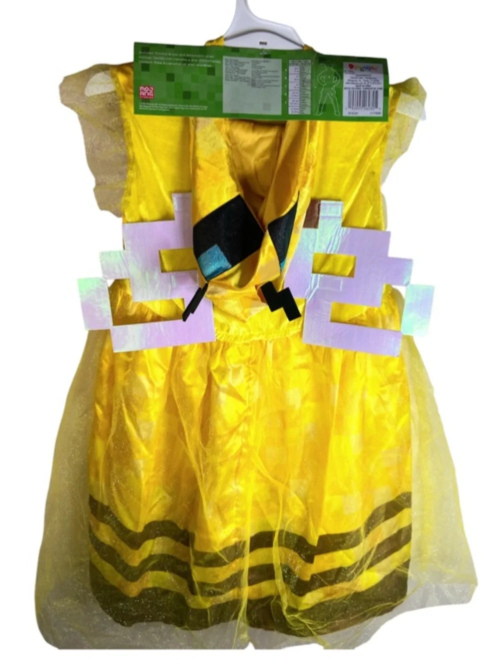 DISGUISE Minecraft Bee Dress Halloween Costume Girl’s Size 10-12